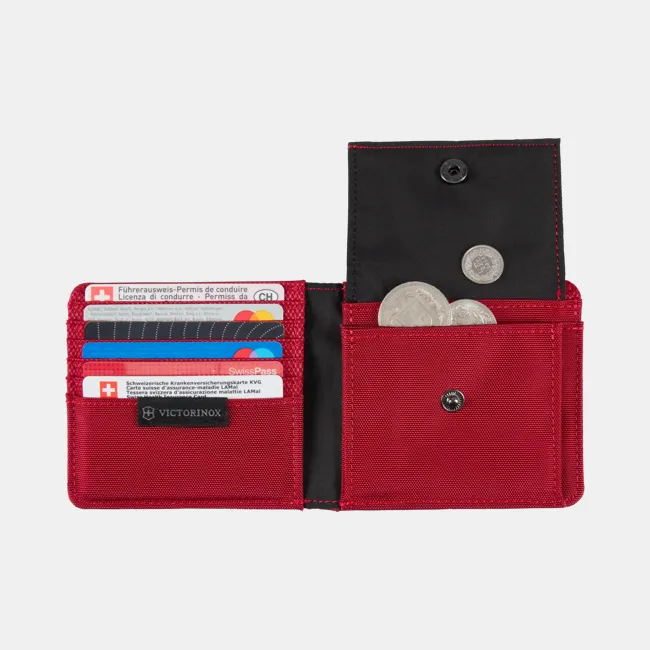 CARTERA NYLON DOBLE ROJA - Imagen 2