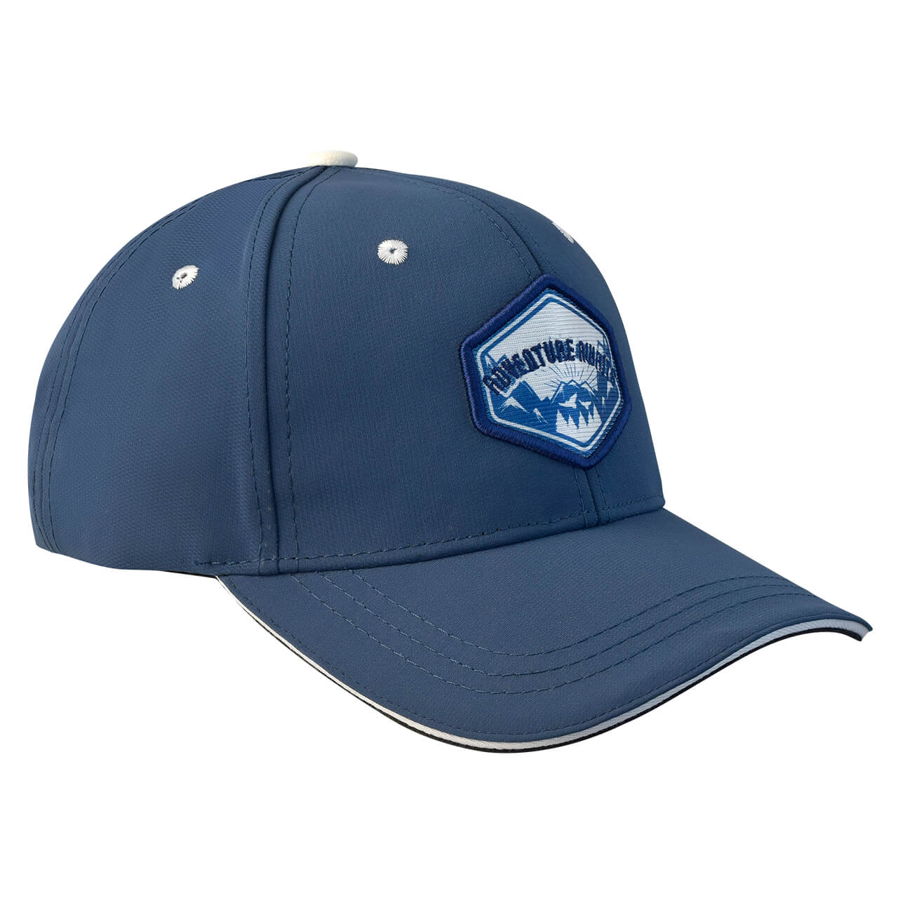GORRA SANDWICH CON AJUSTADOR DE VELCRO, ADVENTURE AWAITS, AZUL - Imagen 3