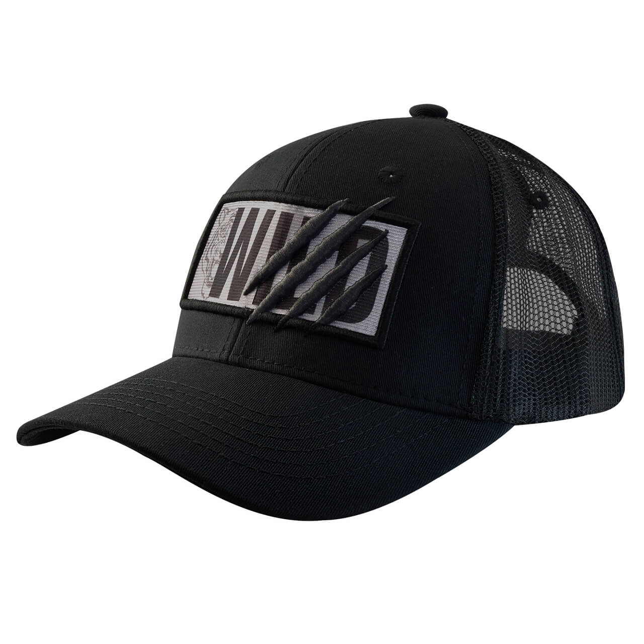 GORRA CON MALLA Y AJUSTADOR DE PLÁSTICO, WILD, NEGRO - Imagen 2