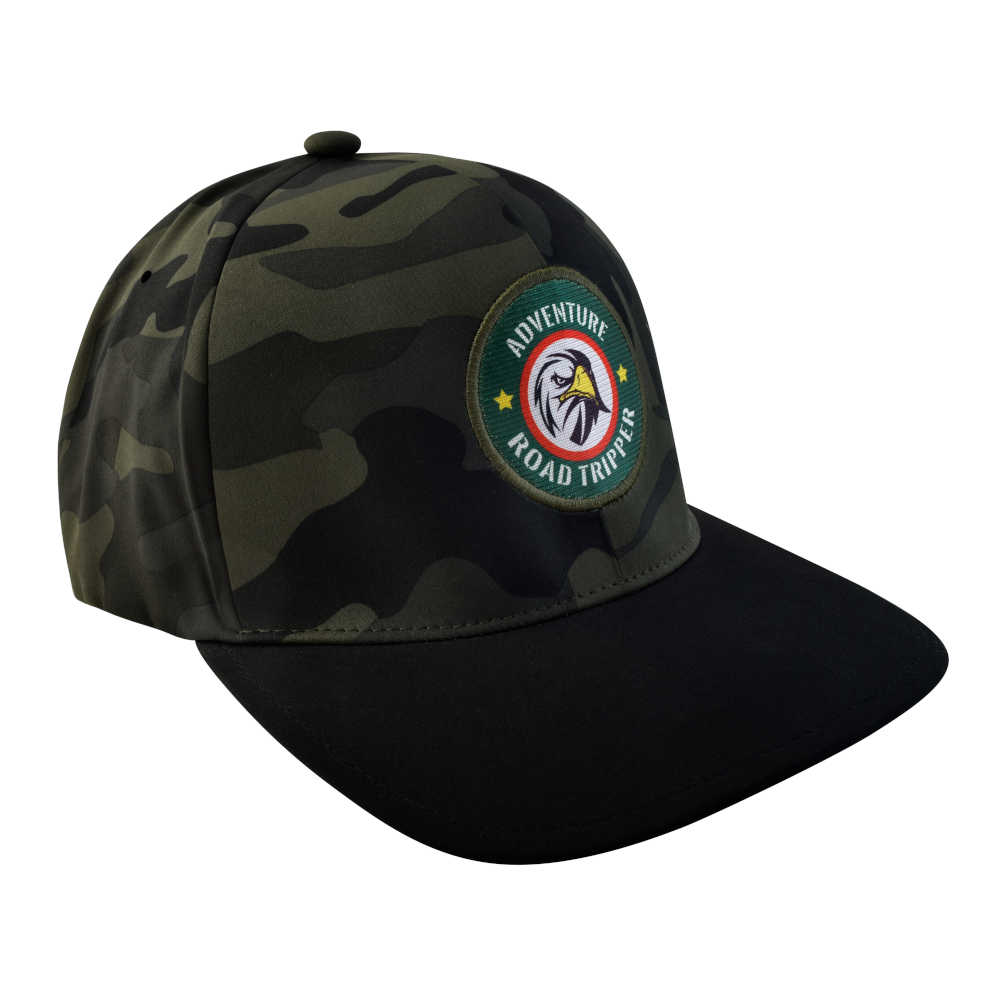 GORRA EXPANDEX, ADVENTURE ROAD TRIPPER, NEGRA/CAMUFLAJE - Imagen 3