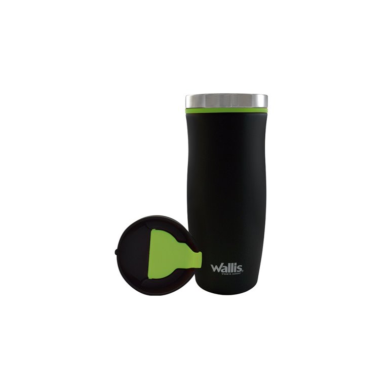 VASO TÉRMICOPROTECTOR/TAPA ROSCA 450ML VERDE/NARANJA - Imagen 3