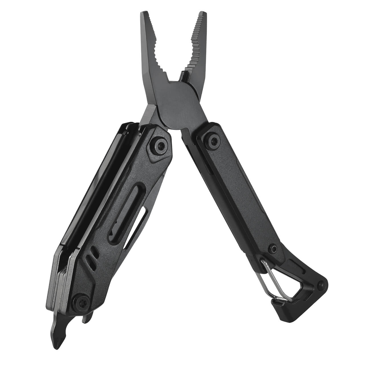 MULTIHERRAMIENTA DE 8 USOS, MANGO ALUMINIO NEGRO - Imagen 2