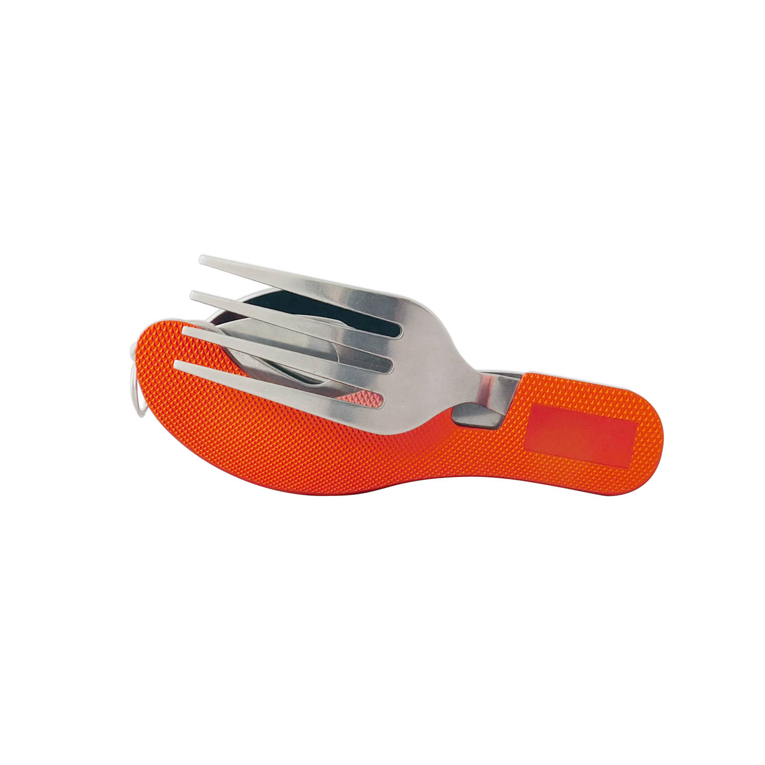 CUBIERTO CON 5 USOS, DESPRENDIBLE A 2 PIEZAS, NARANJA - Imagen 2