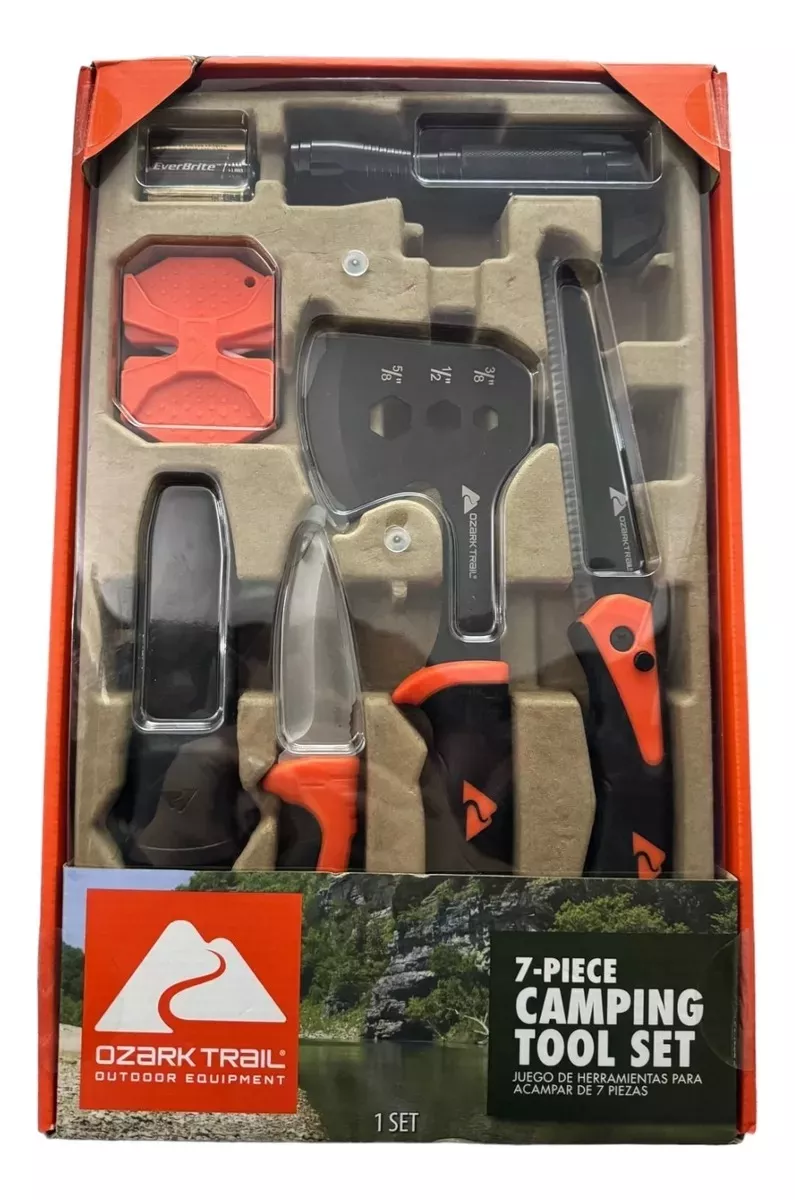 KIT PARA ACAMPAR DE 7 PIEZAS, OZARK TRAIL